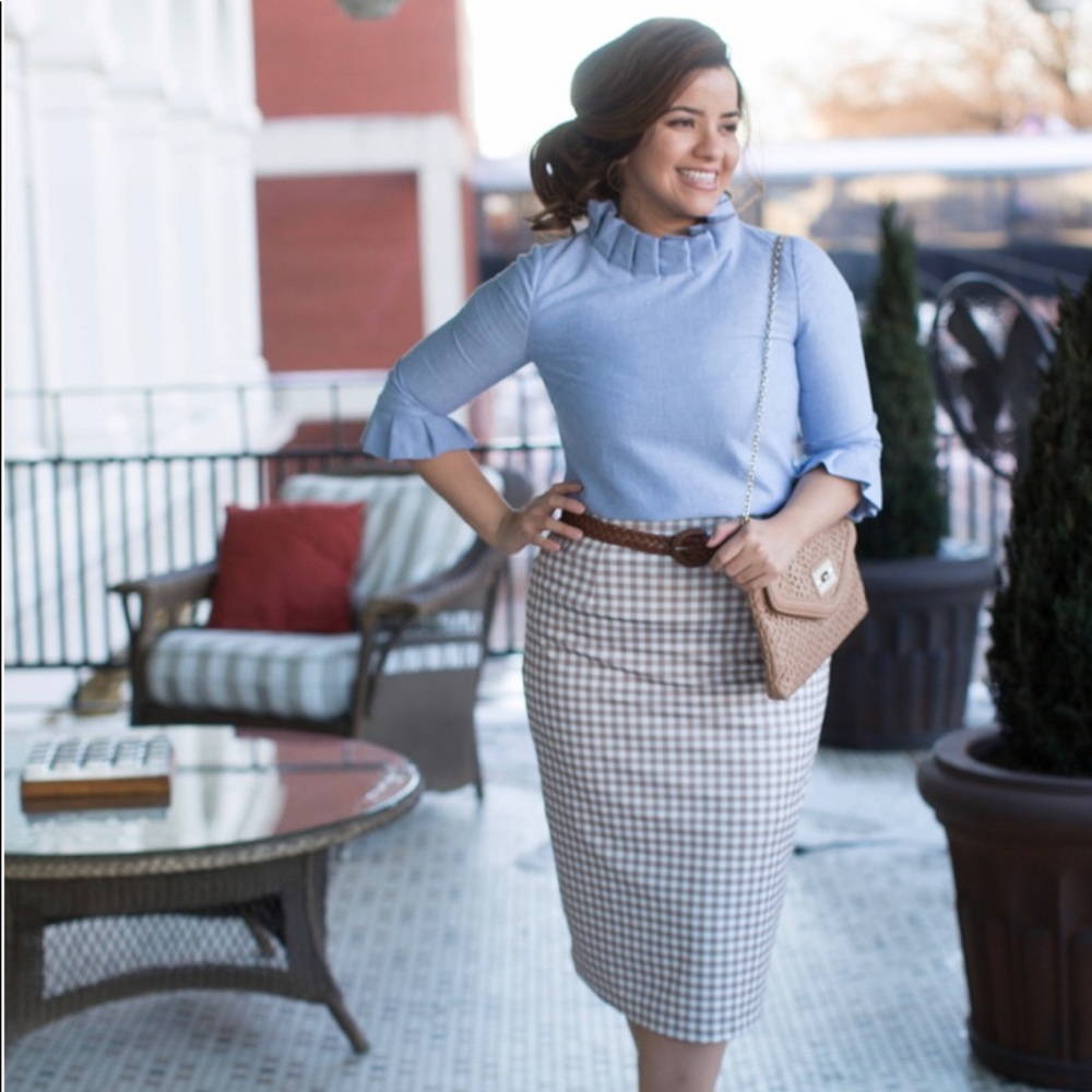 Dainty Jewels Gingham skirt